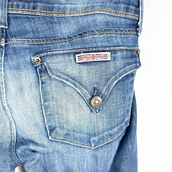 HUDSON JEANS SKINNY BLUE DENIM SIZE 26 COLLIN FLAP POCKET WOMEN'S PANTS W422DHA - Picture 11 of 11